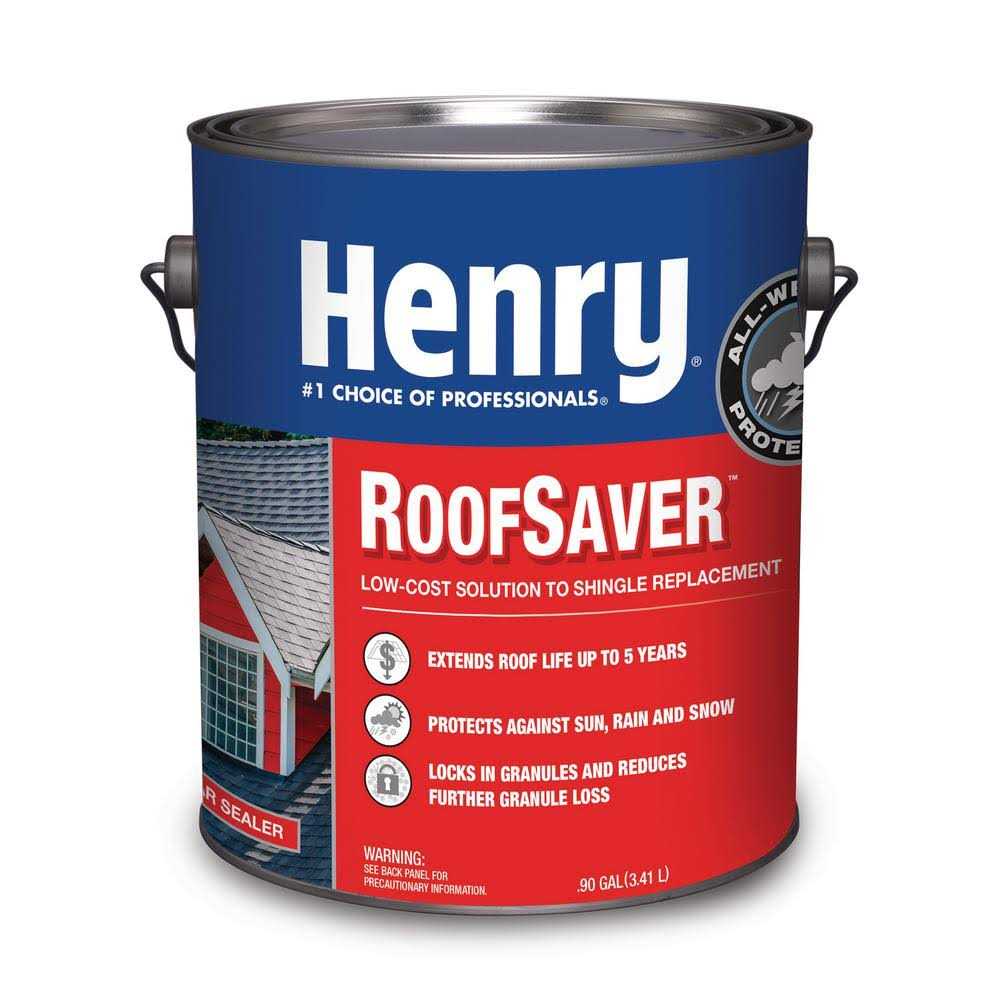 Henry 812 RoofSaver Clear Sealer Shingle Coating 0.90 gal