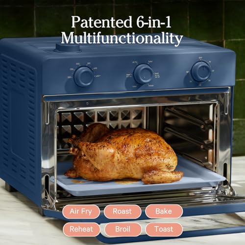 Our Place Wonder Oven | 6-in-1 Air Fryer & Toaster Oven with Steam Infusion | Compact, Countertop Friendly, Fast Preheat, Multifunctional | Air Fry, Toast, Roast, Bake, Reheat & Broil | Char