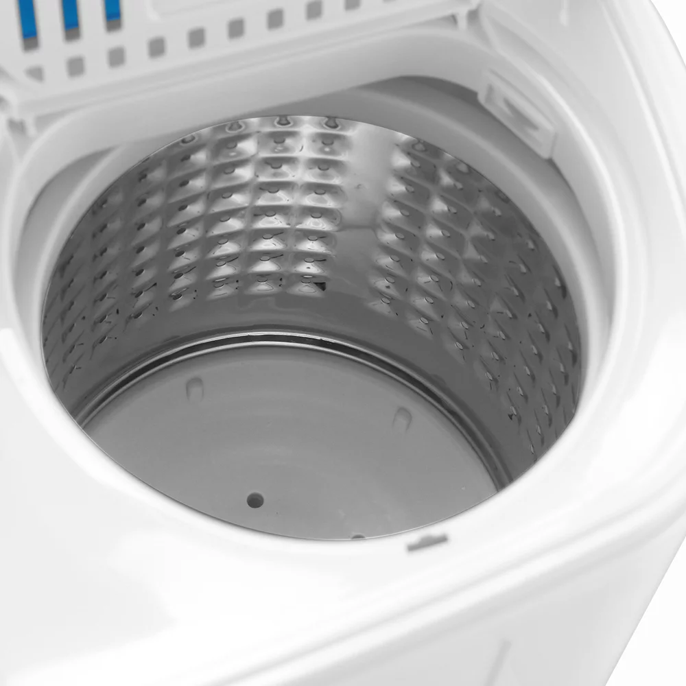 DFITO Portable Washing Machine 15lbs(9lbs+6lbs) Mini Twin Tub Compact Laundry Washer,Semi-automatic Twin Tube Washing Machine, Blue