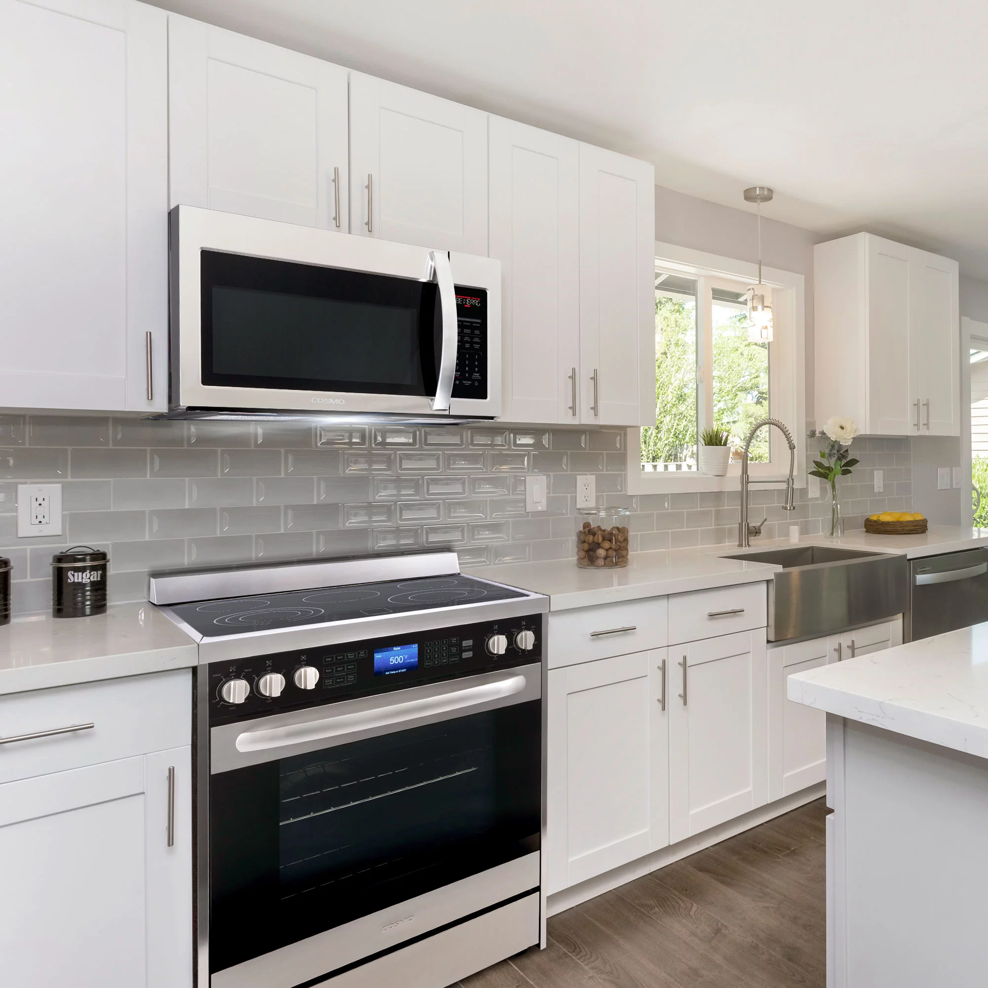 Cosmo 3 Piece Kitchen Appliance Package With 30