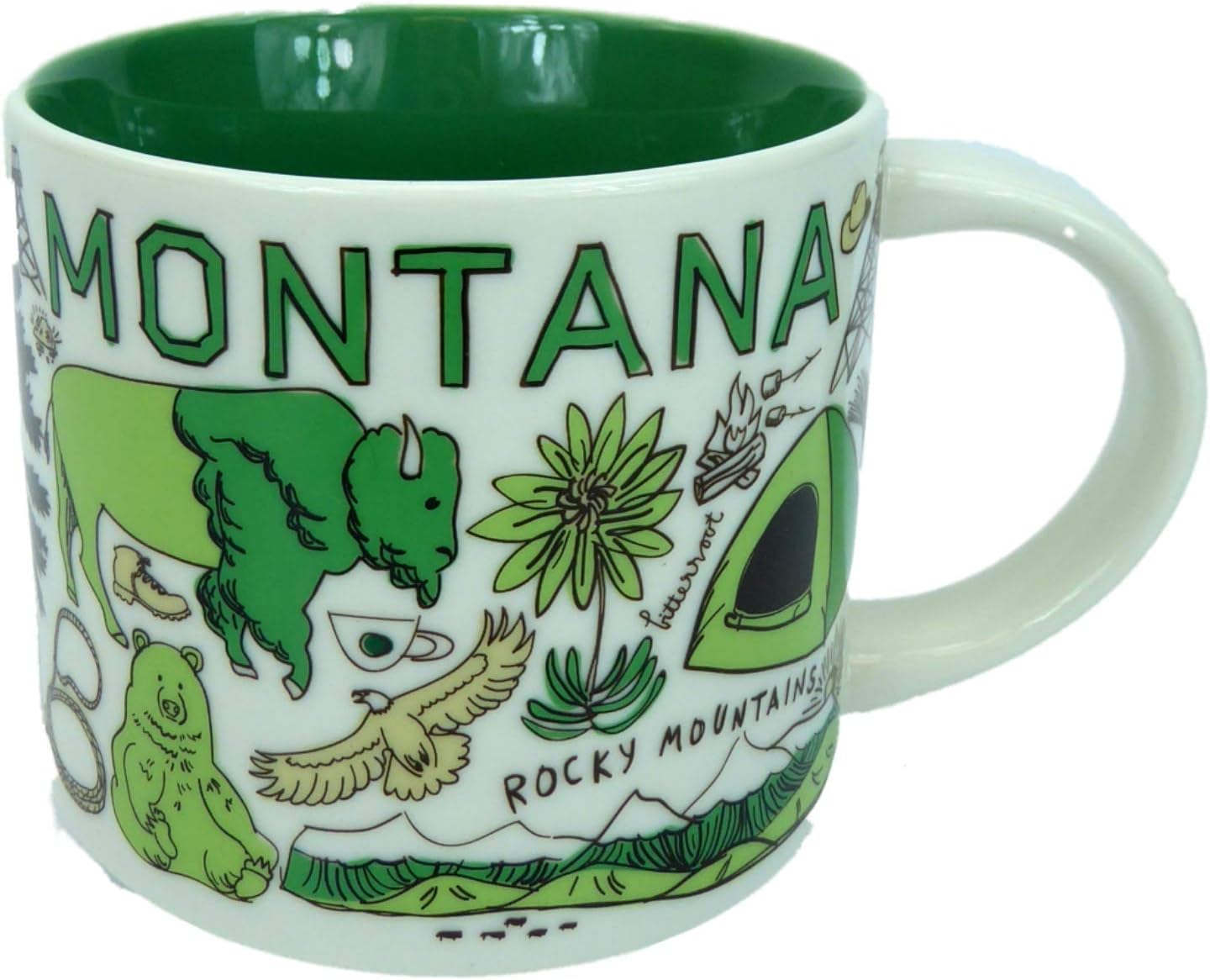 Starbucks MONTANA Been There Series Across the Globe Collection Coffee Mug 14 Ounce