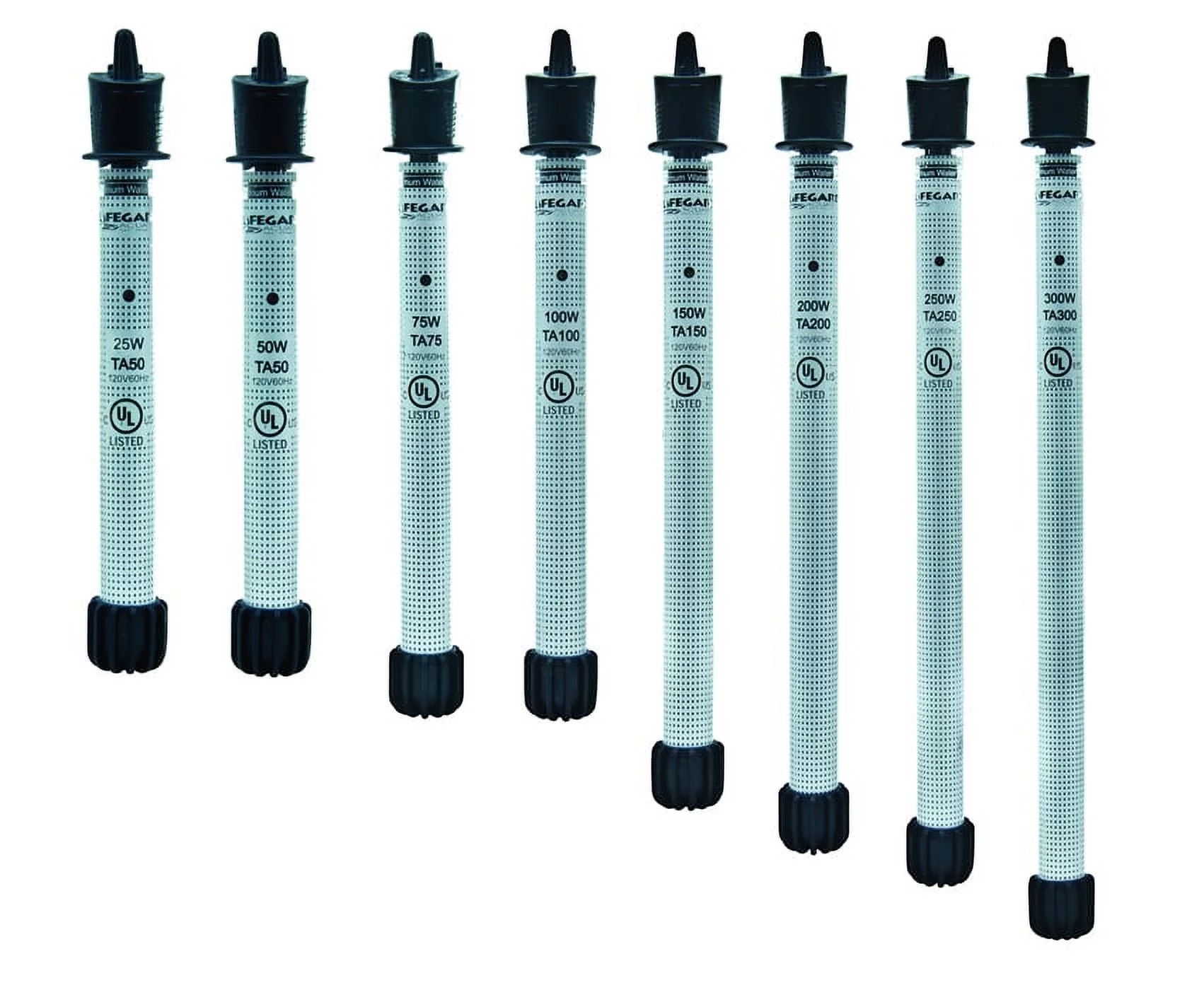 Lifegard Quartz Glass Aquarium Heater, Adjustable, Bi-Metal Construction, 200-Watt