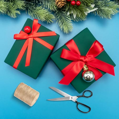 Vanhench Black Wrapping Paper, 17.5