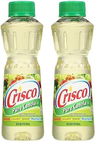 Crisco Pure Canola Oil, 16 Fluid Ounce (Pack of 2)