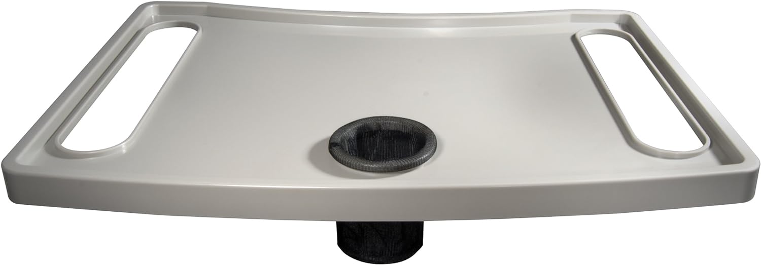 Drive Medical 10124 Walker Tray with Cup Holder, Gray