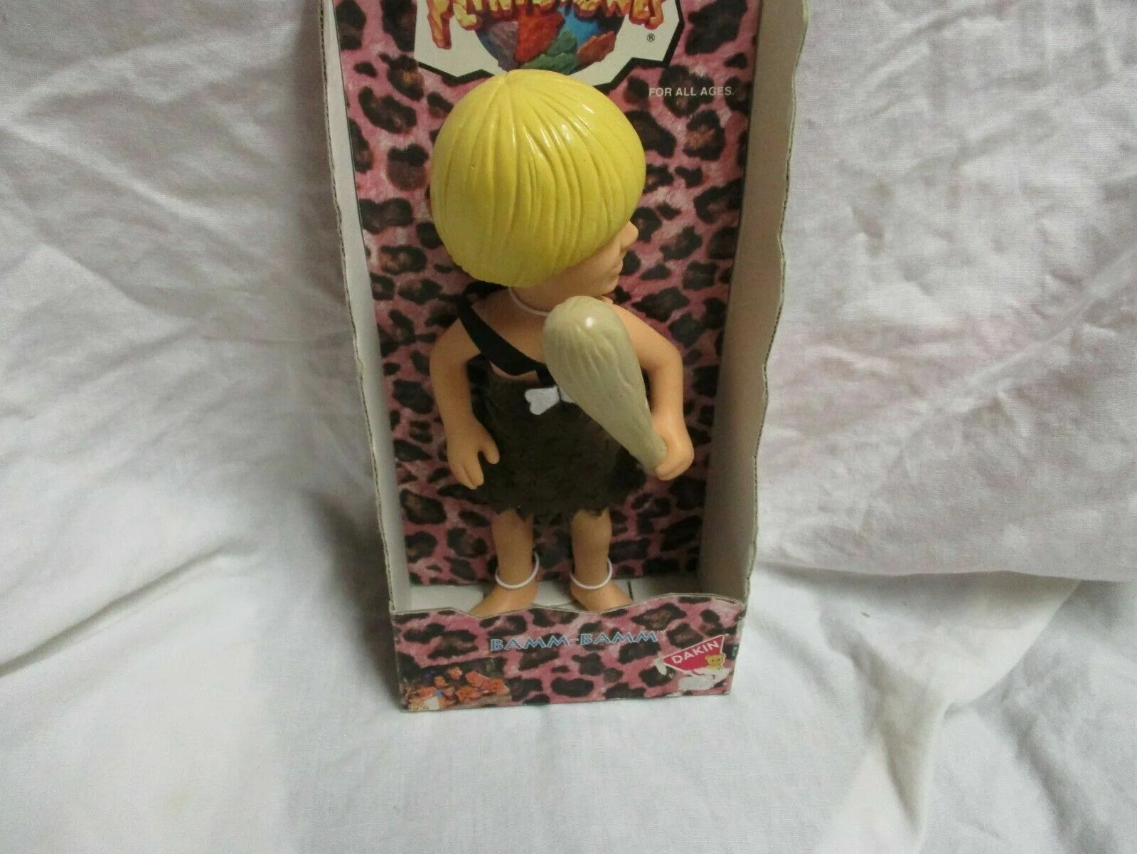 The Flintstones BAMM - BAMM Toy Figure/Doll with Bat New Old Stock