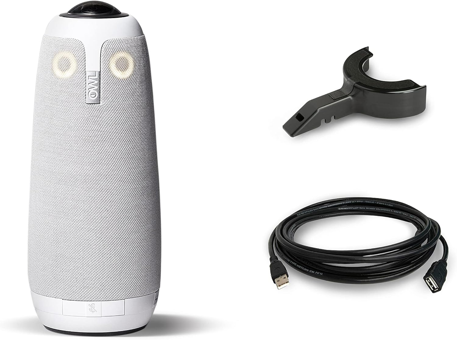 Owl Labs Meeting Owl Pro Premium Pack - 360 Degree, 1080p Smart Video Conference Camera, Microphone, and Speaker (Includes Accessories and Warranty)