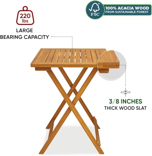 IDZO Heavy Duty 500lbs Weight Capacity Wicker Bistro Table and Chairs Set of 2 with Olefin Fabric Soft Cushions