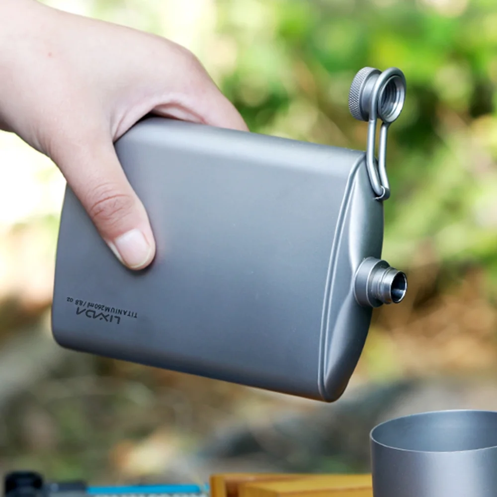 Lixada Kettle,Ti WineWinePicnic Leakproof Ti Wine 260ml Leakproof Ti