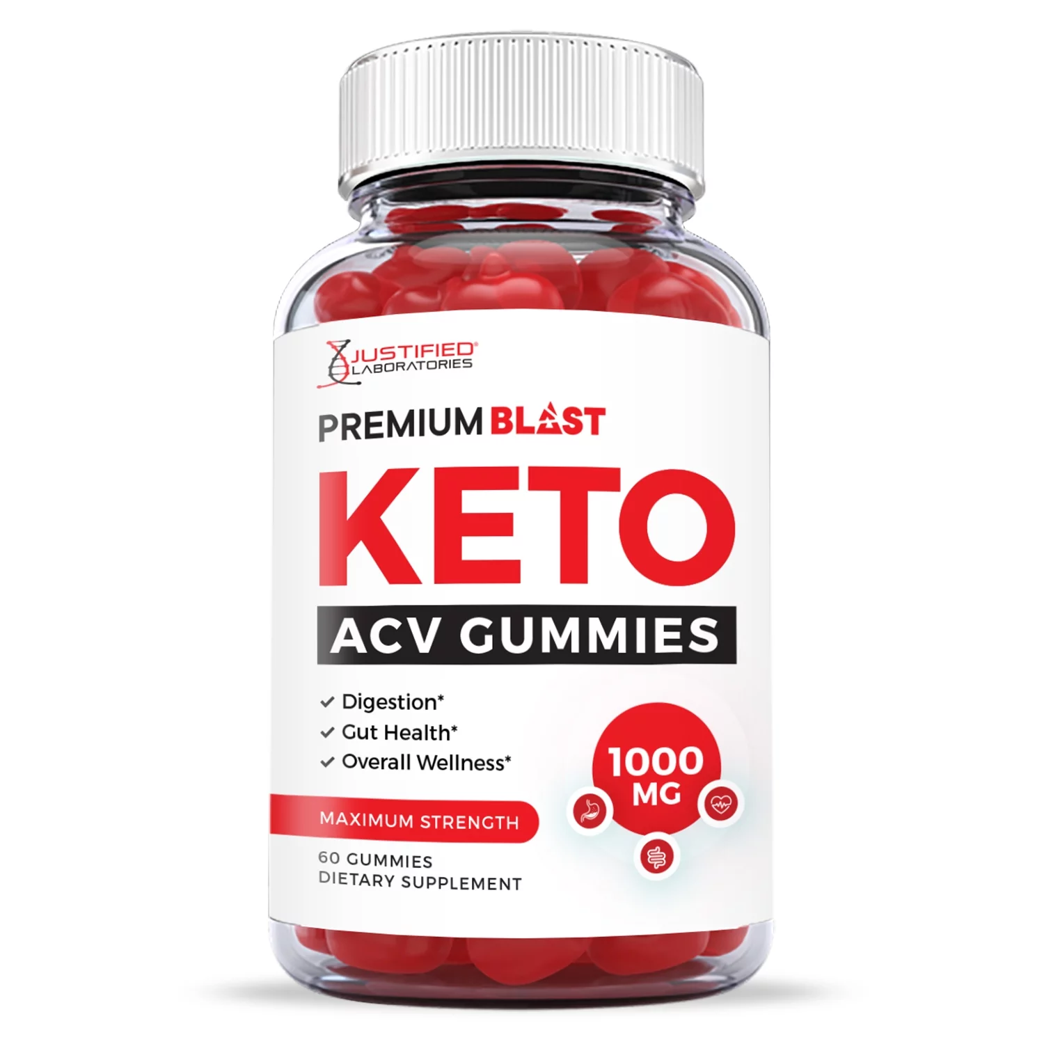 Premium Blast Keto ACV Gummies 1000mg & Keto ACV Pills 1275MG Bundle