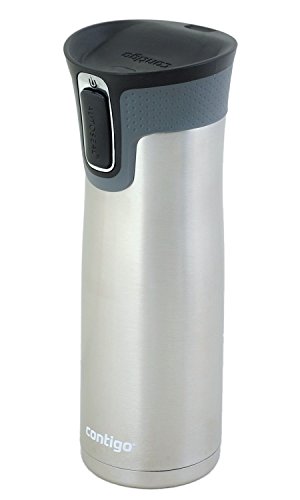 Contigo AUTOSEAL West Loop Vacuum-Insulated Stainless Steel Travel Mug with Easy-Clean Lid 20 oz Sake