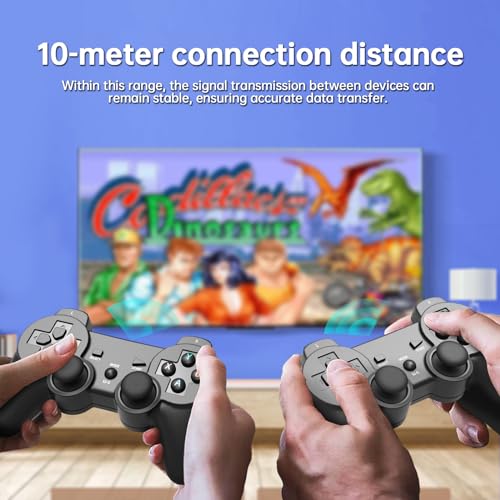 Nostalgic Time Machine.Retro Gaming Console 20000+ Games,Game Stick 4k,Video Games with Dual 2.4G Wireless Controllers,2025 Retro Game Stick.64GB
