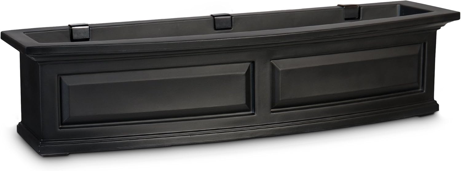 Mayne Nantucket 4ft Window Box - Black (4831-B)
