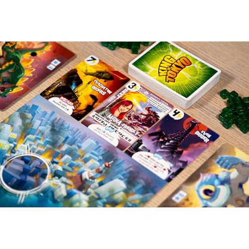 IELLO: King of Monster Island - Strategy Board Game, Sequel of The King of Line, Family Game, Play Cooperatively, Ages 10+, 1-5 Players, 60 Minutes