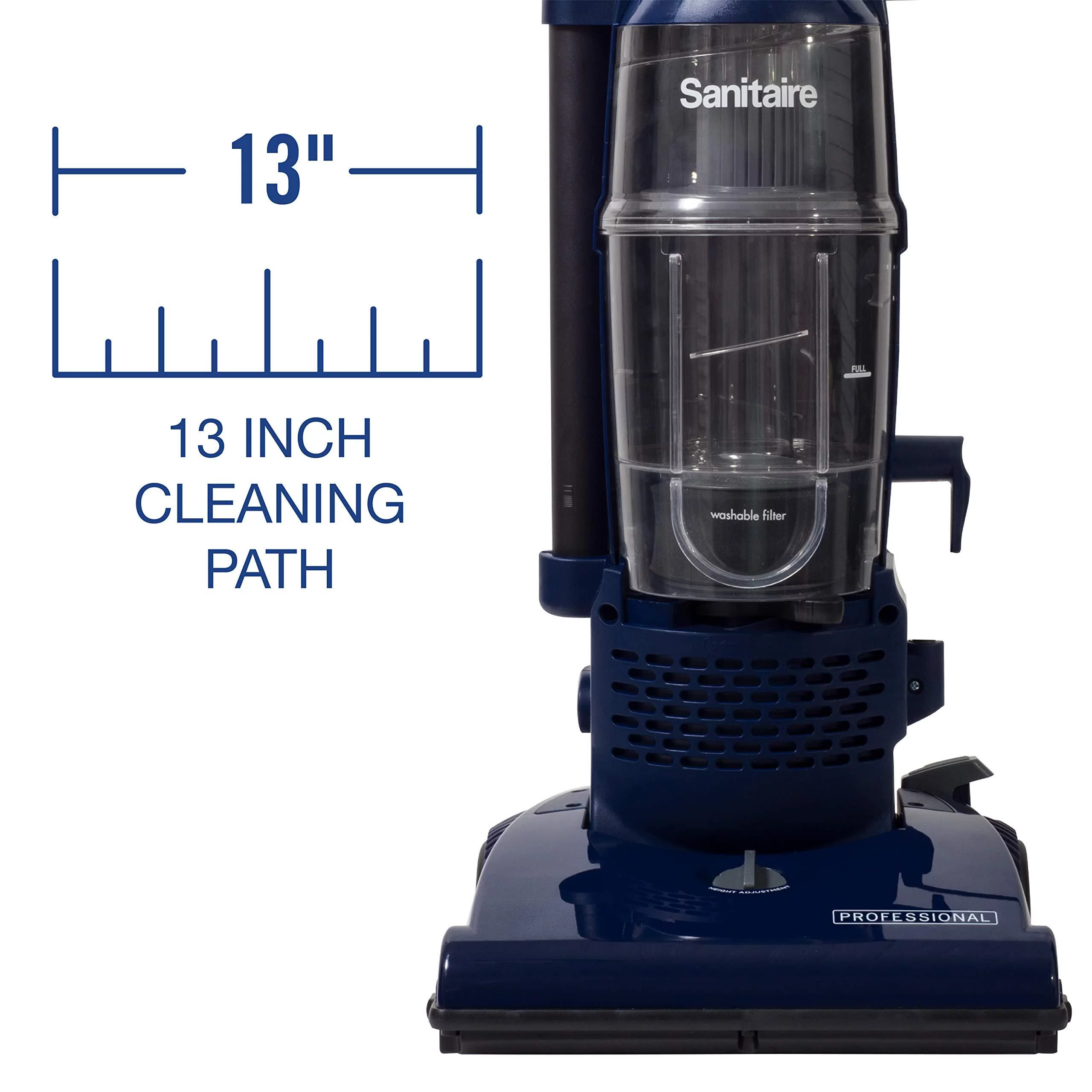 Sanitaire PROFESSIONAL Bagless Commercial Upright Vacuum Cleaner, Blue