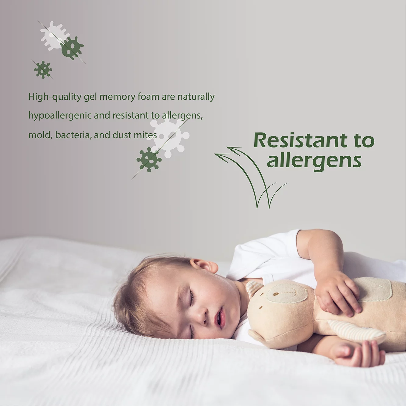 Furniture of America Eastern King Leatherette Bed with 10-Inch Mattress, Espresso (Assembly Required)