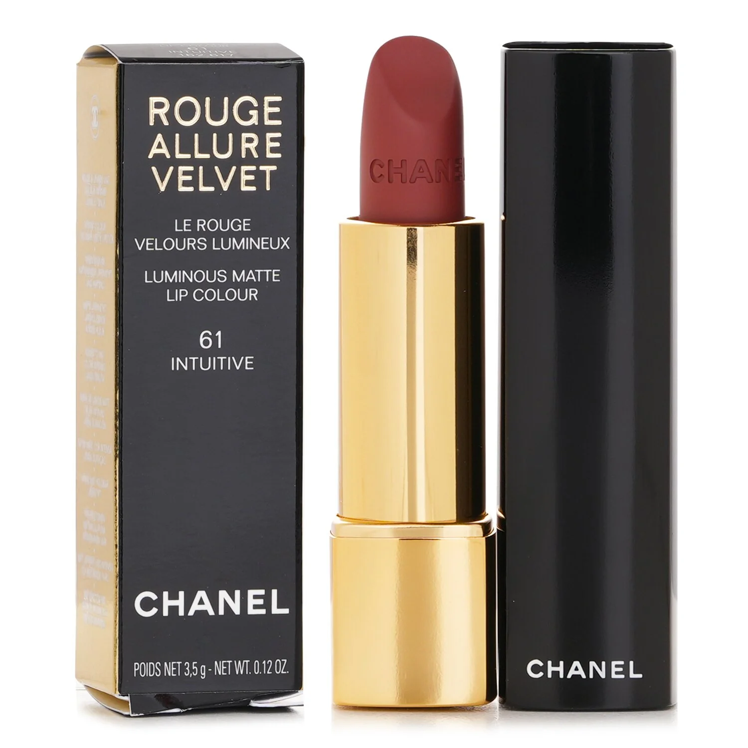 Chanel Rouge Allure Velvet Luminous Matte Lip Colour- # 61 Intuitive  3.5g