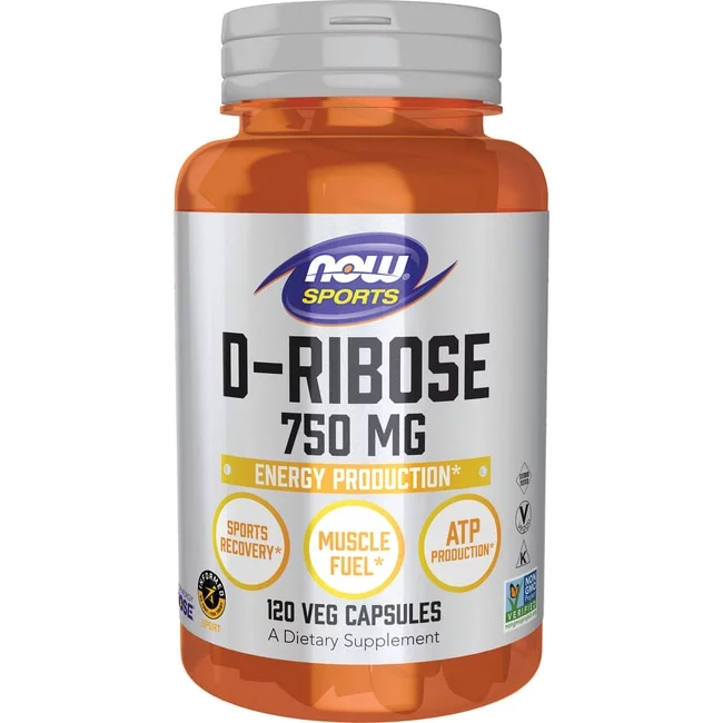 NOW Foods - NOW Sports D-Ribose 750 mg. - 120 Vegetable Capsule(s)