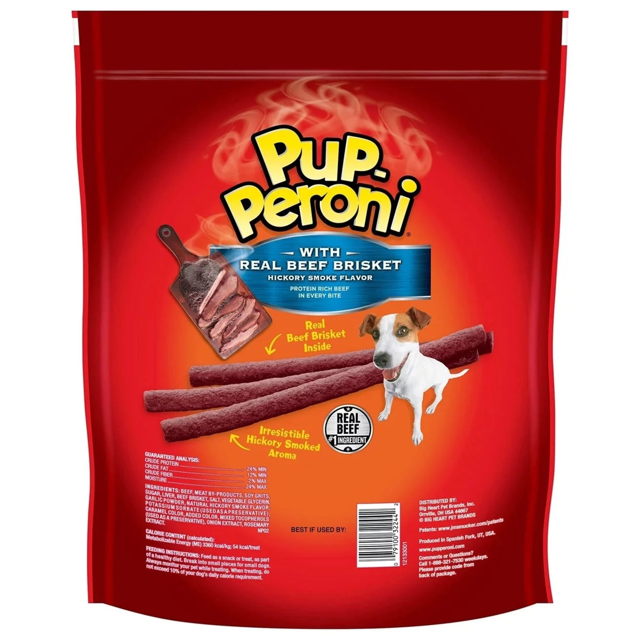 Pup-Peroni Dog Treats with Real Beef Brisket Hickory Smoked Flavor (46 Ounce)