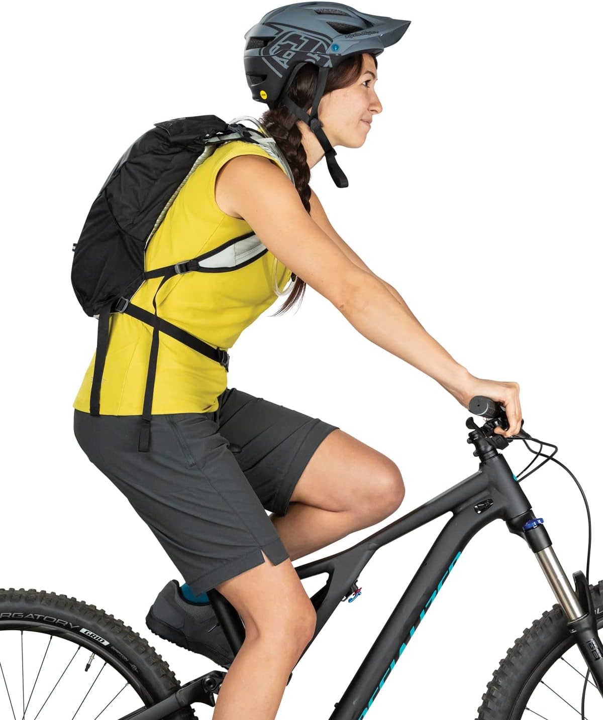 Osprey Kitsuma 7L Women's Biking Backpack with Hydraulics Reservoir, Claret Red