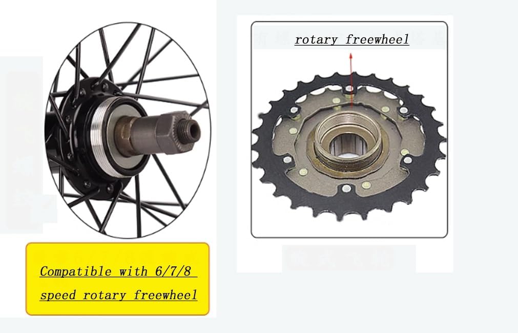 Road Wheel Set 700C Disc Brake QR Double-Layer Aluminum Alloy Rims Ball Bearing Hubs Support 6/7/8 Speed Rotary Freewheel Bicycle Wheelsets