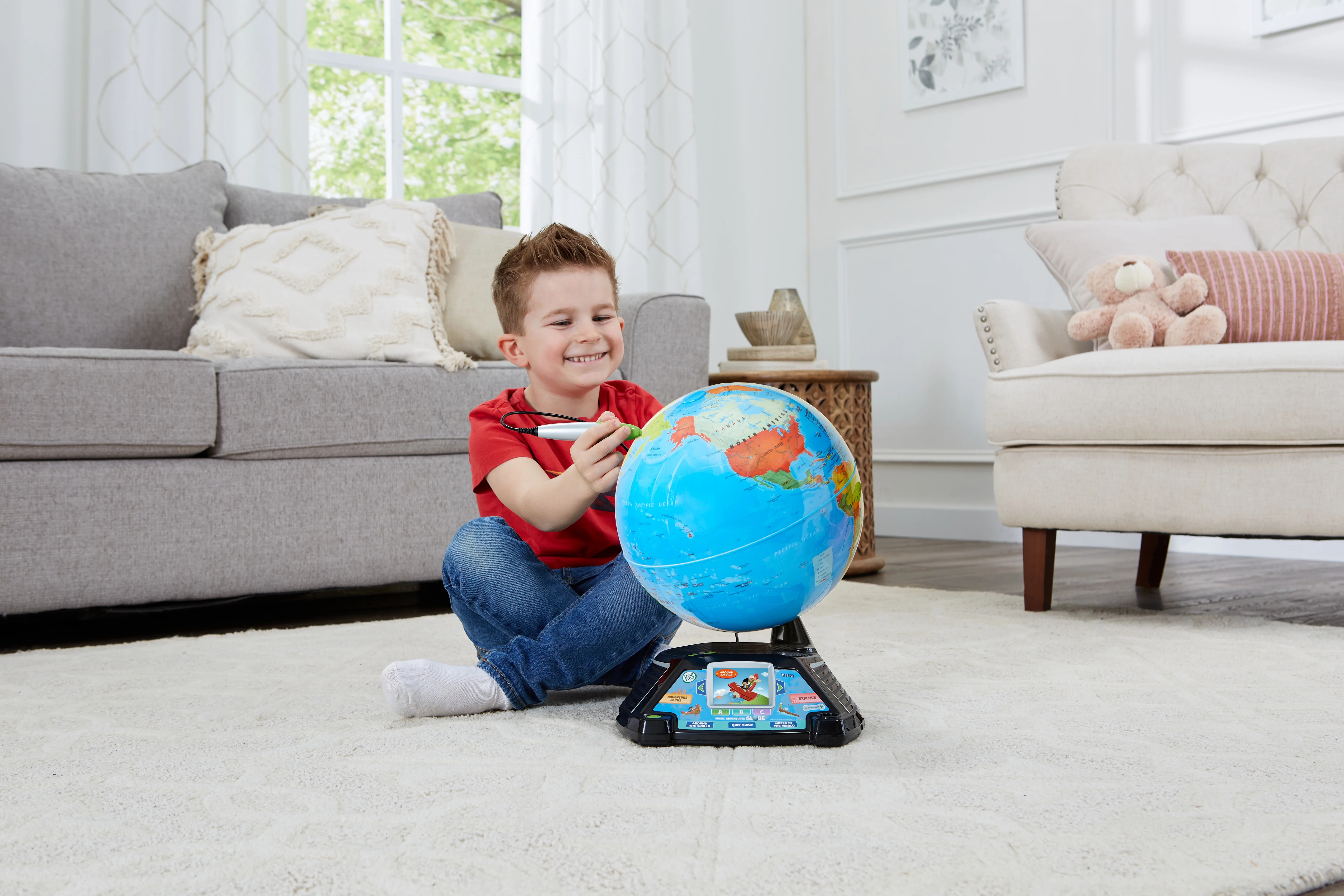 LeapFrog Magic Adventures Interactive Globe With 5+ Hours of BBC Video