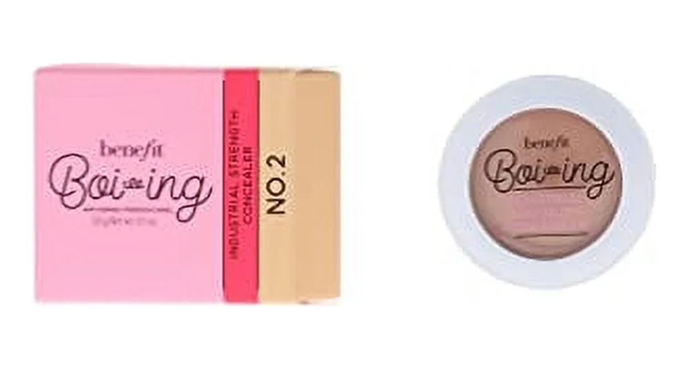 Benefit Cosmetics Boi-ing Industrial Strength Full Coverage Concealer Shade #2 Light/Medium 0.1 oz