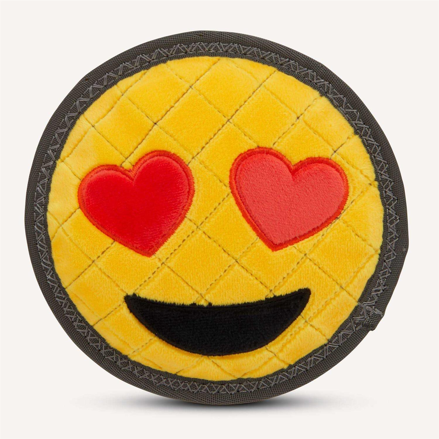 Joyhound Rip Roarin' Tough Heart Eyes Emoji Dog Toy - Pet Supplies online store