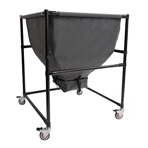 VERMI-FUTURE® Worm Hotel XL Composting Bag – 170L Capacity | CFT Design | Vented Lid | Heavy-Duty Casters | All-Metal Frame for Home, Office, School Composting