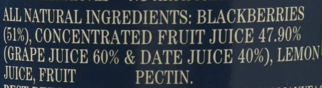 Charles Jacquin-St.Dalfour Consrv, Blk Rasp, 100%Fruit, 10-Ounce (Pack of 6)