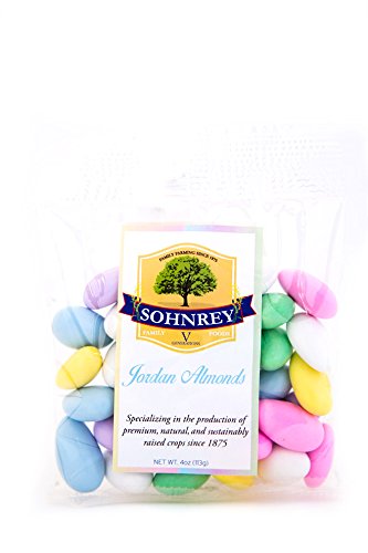 Jordan Almonds Wedding Holiday Party Favor Candies in Colorful Assorted Pastel Mix (24 oz) by Sohnrey Family Foods