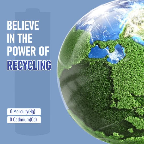 Blinkspower™ Lithium Batteries AA 16 Pack, 3500mAh NO.1 Lasting 1.5V Double A Lithium Battery 【Non-Rechargeable】