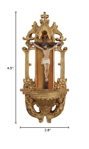 Religious Church Supplies Solid Brass Crucifix Beautiful Jesus Wall Plaque Cross