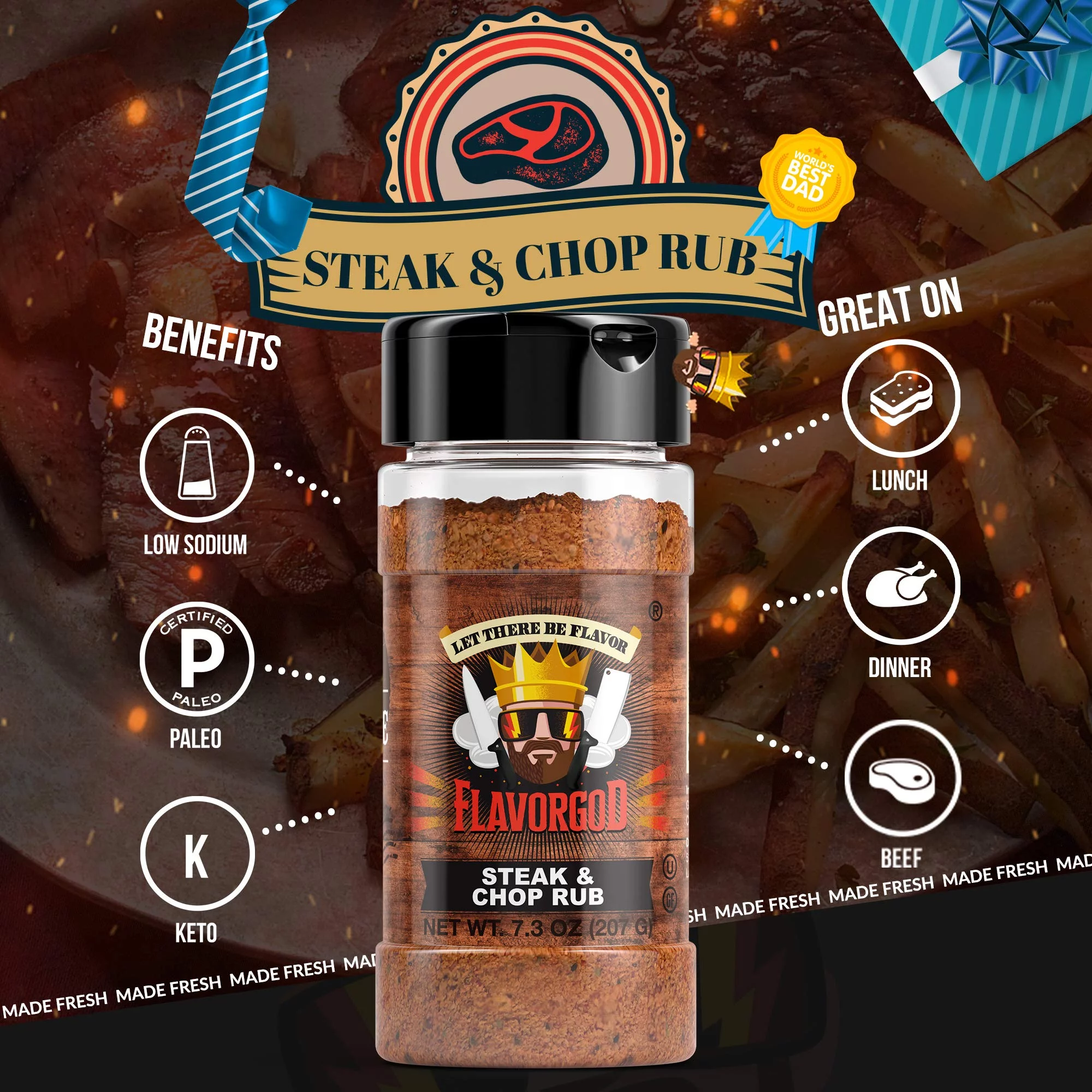 Steak & Chop Rub (Double Pack)