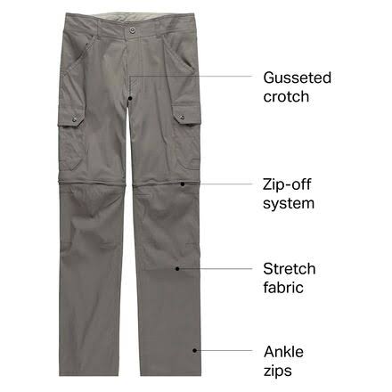 Kuhl Renegade Cargo Convertible Pant Men&s, Khaki, 32