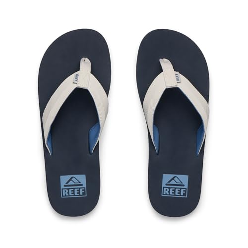 REEF Twinpin Men's Beach Flip Flop, Soft Cushion Footbed, Water Friendly