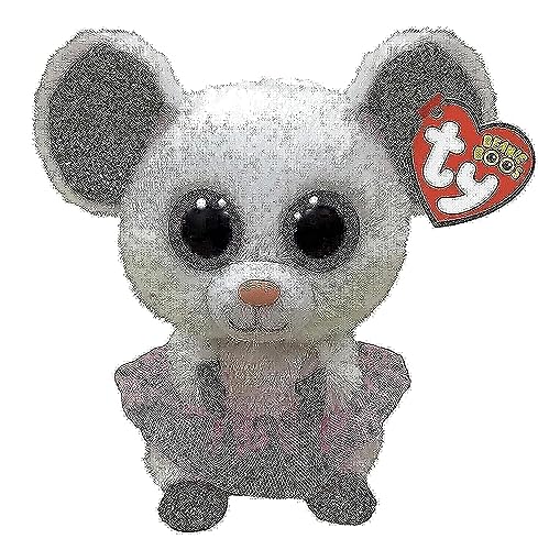 ty 2007519 Nina Mouse with Tutu Beanie Boo Stuffed Animal, Multicoloured