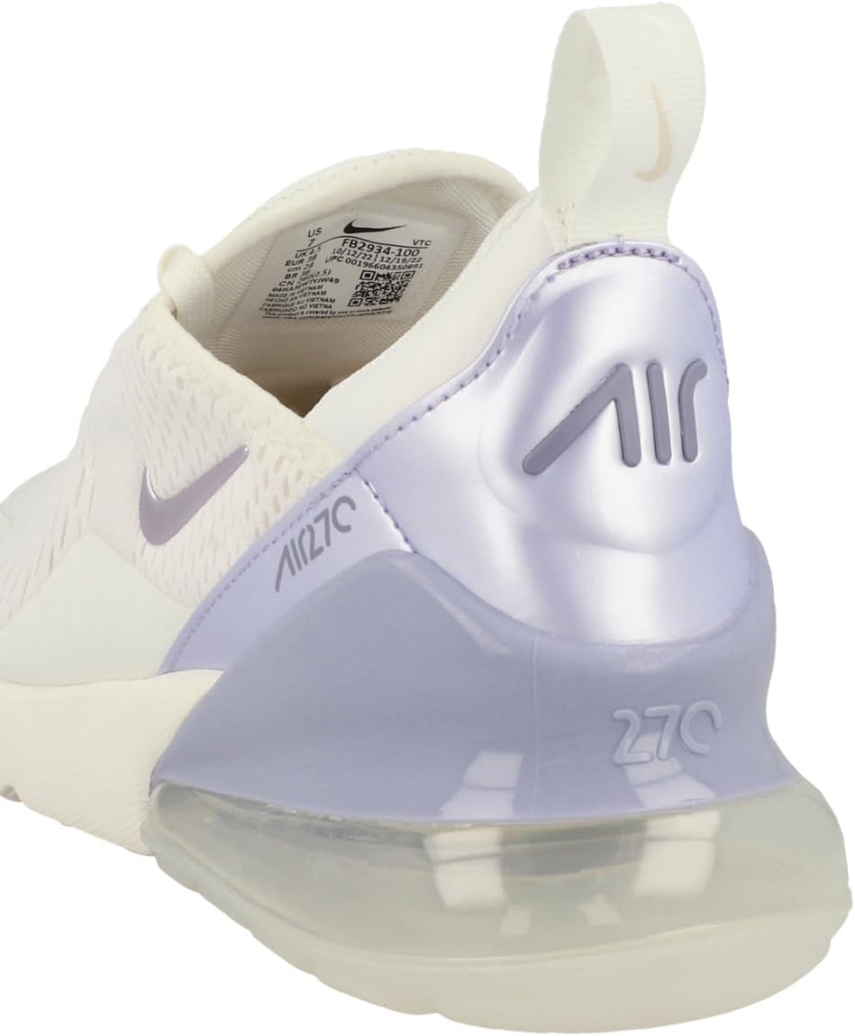 NIKE Air Max 270 Essential Womens Running Shoes (White), 9