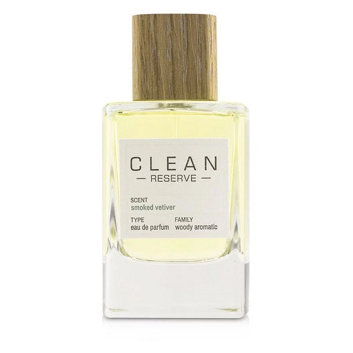 Clean Smoked Vetiver Eau de Parfum, Unisex Fragrance, 3.4 Oz