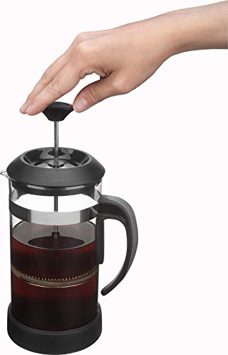 Trudeau French 1-Liter Coffee Press, Black, 1 Liter (801210)