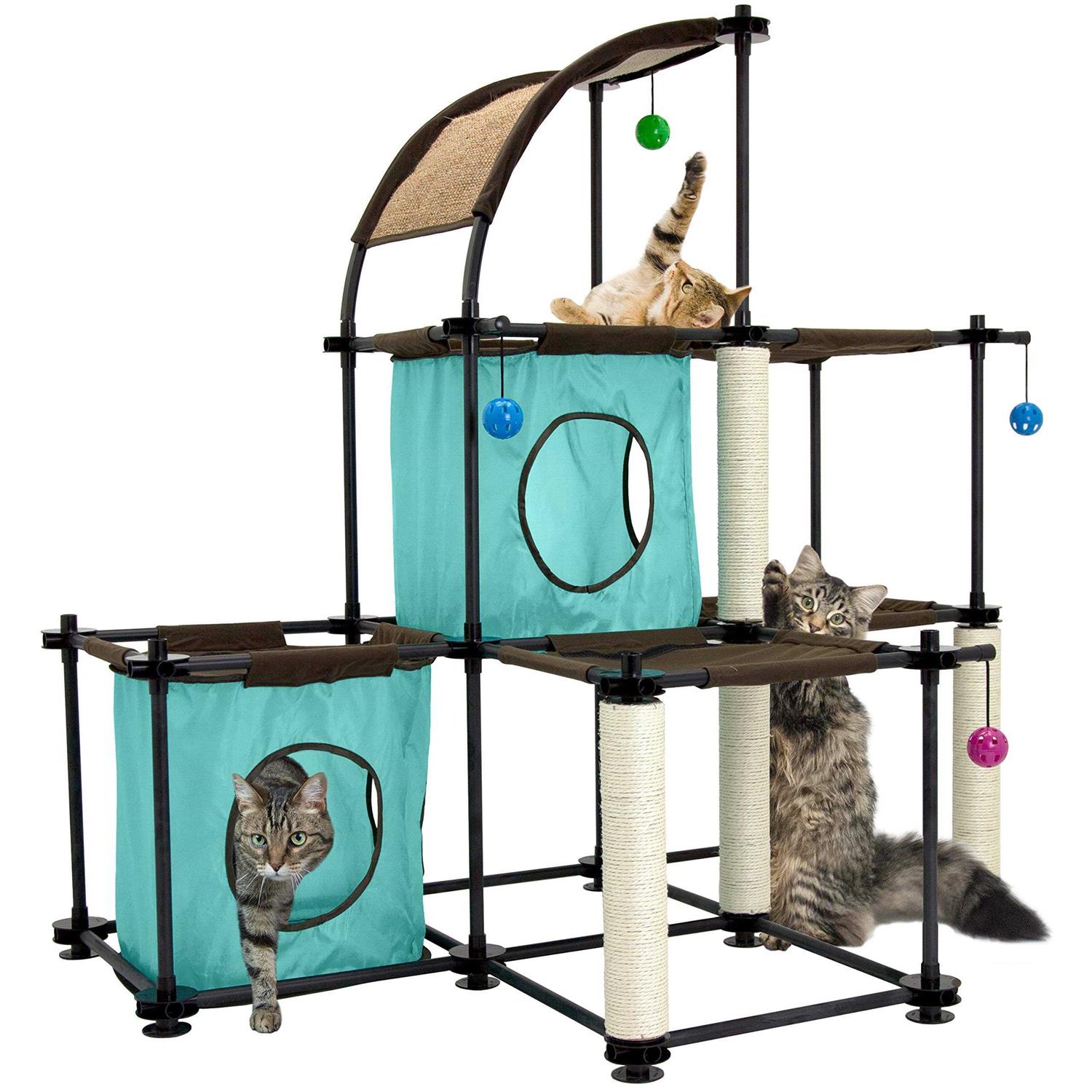 Kitty City Claw Mega Kit Cat Furniture - Pet Supplies online store