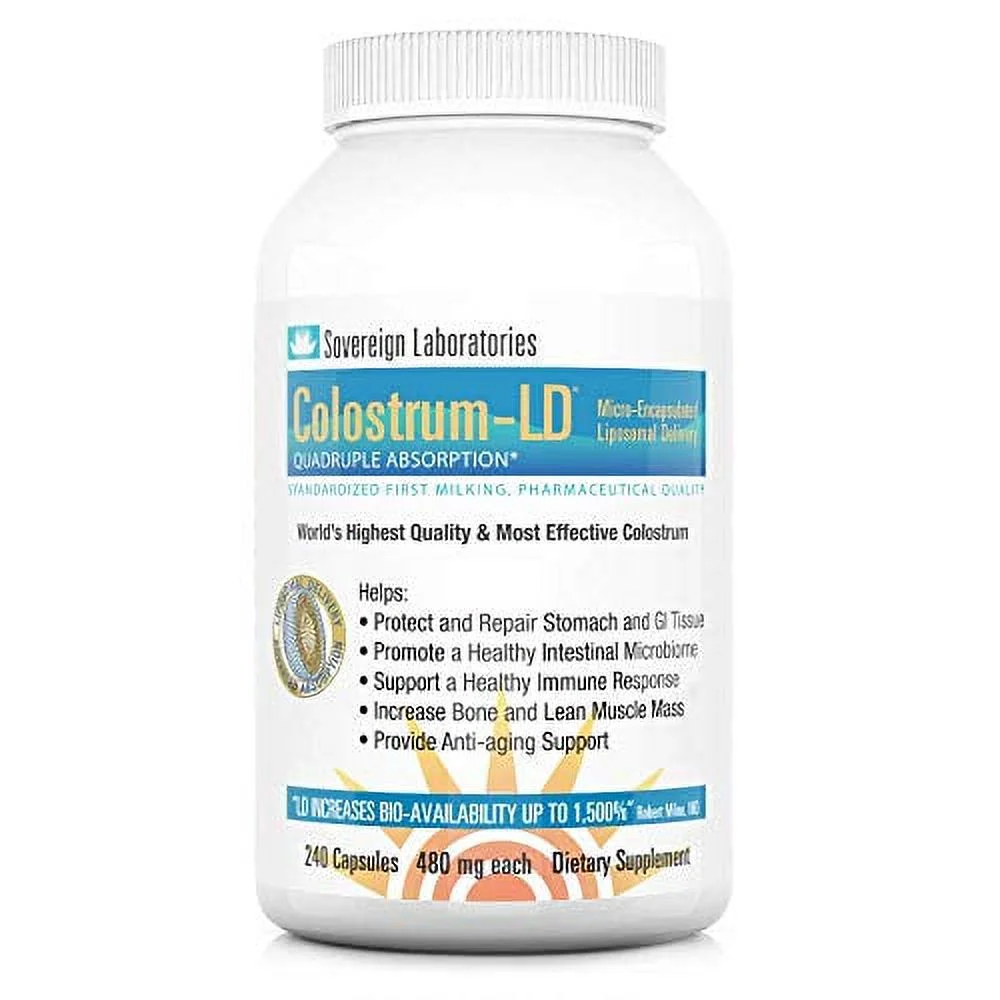 Colostrum-LD Colostrum Capsules - 240 Capsules - Liposomal Delivery
