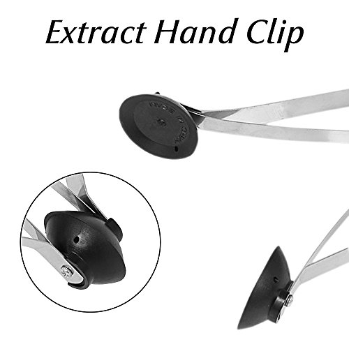 BeGrit 2 Pcs Reacher Grabber Suction Cup Grip Foldable Long Arm Reaching Claw Hand Grabber Trash Pickup Tool