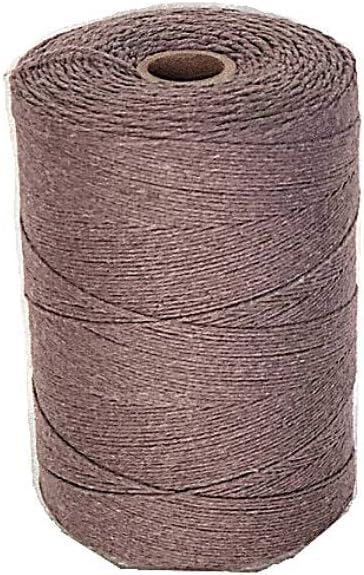 Weaving Thread with Weaving Needles Bundle - Cotton Thread Rug Yarn - Lap Loom warp Thread - Cricket Loom Weaving Shuttle - Hilo para tejer a Crochet - Heather Brown Thread (Yarn and Needles).