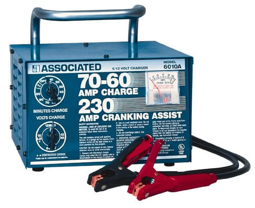 Associated Equipment 6010B 6/12/24V 60 Amp Portable Charger