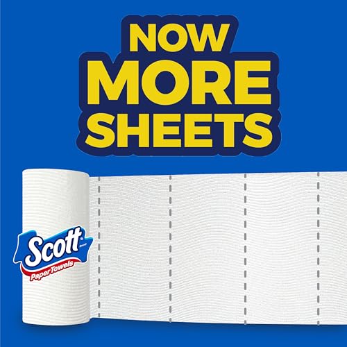 Scott Paper Towels, Choose-A-Sheet, 30 Double Rolls = 60 Regular Rolls (108 Sheets Per Roll)