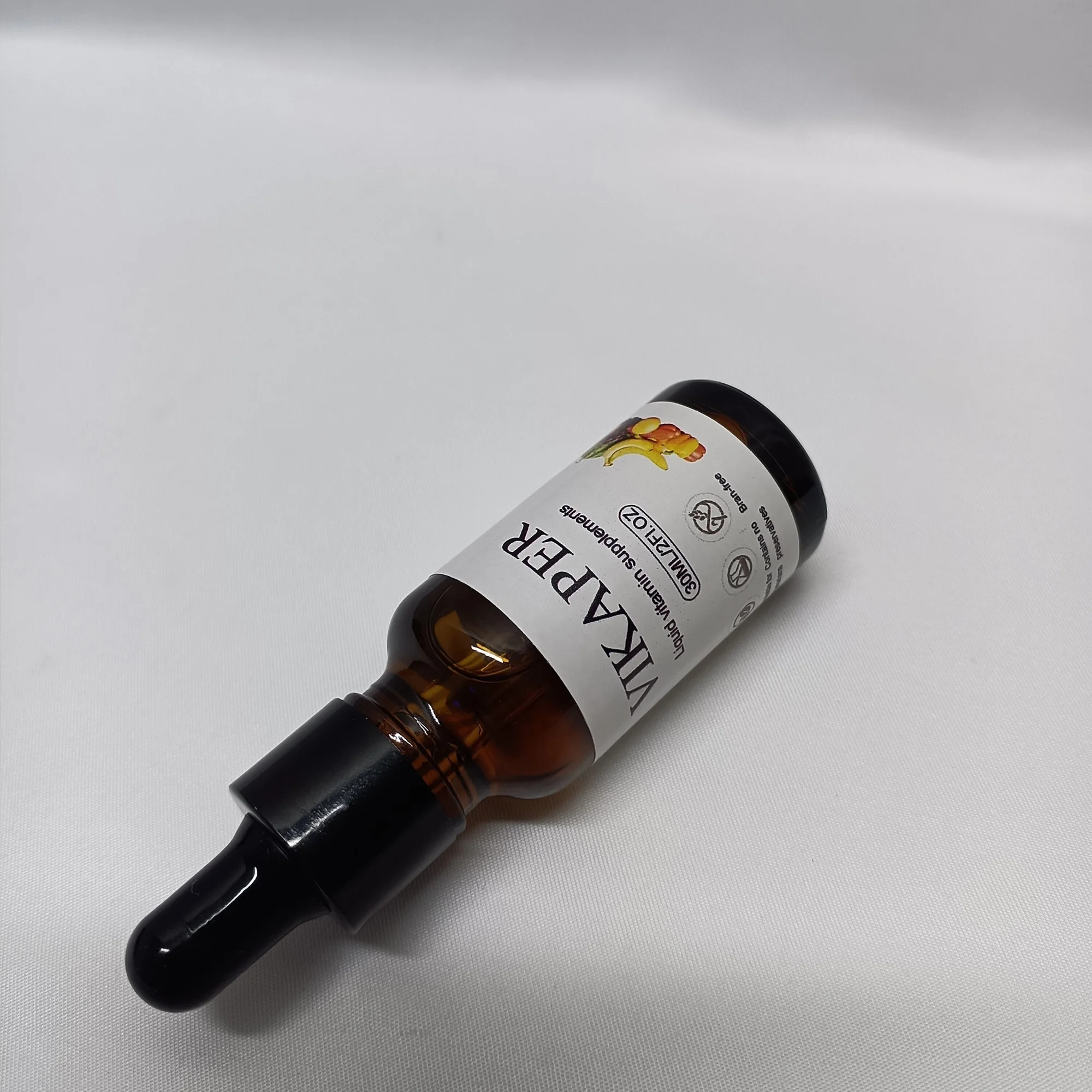 VIKAPER Liquid Vitamin Supplements for Optimal Health - 30ml, Brown