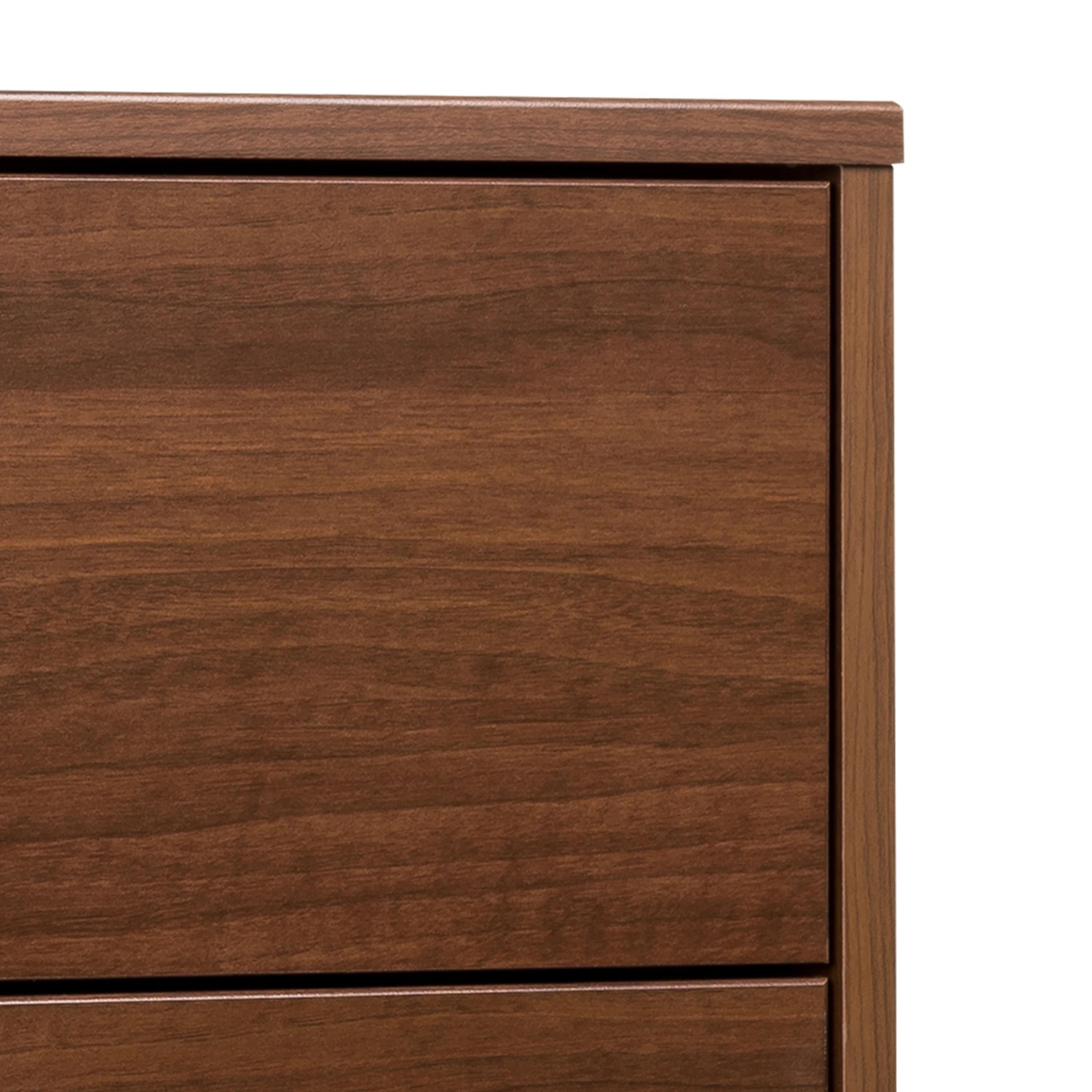 Prepac Milo Mid Century Modern Tall 6-Drawer Chest, Cherry