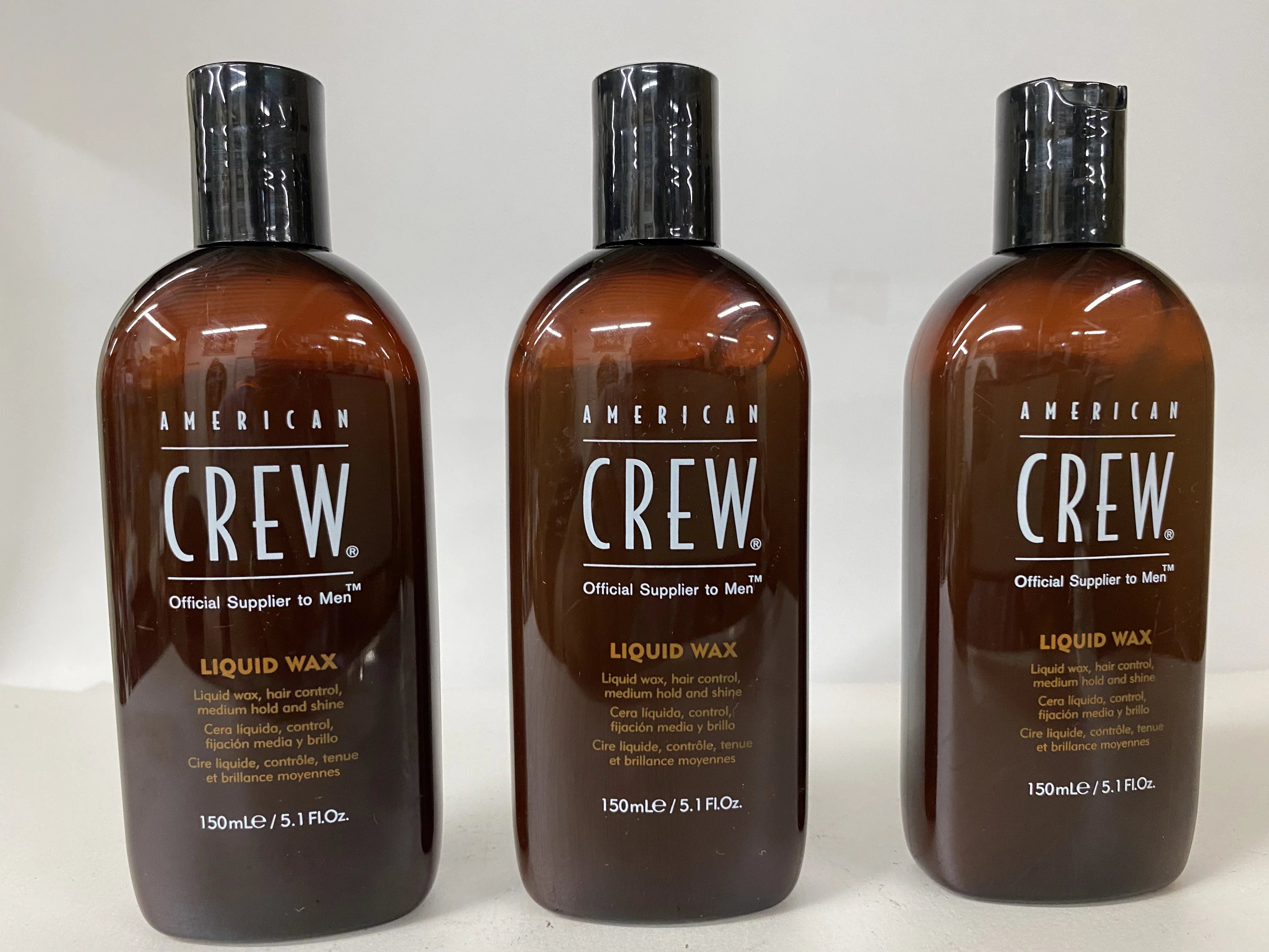 3 Pack     American Crew Official Supplier to Men Liquid Wax, 5.1 fl oz