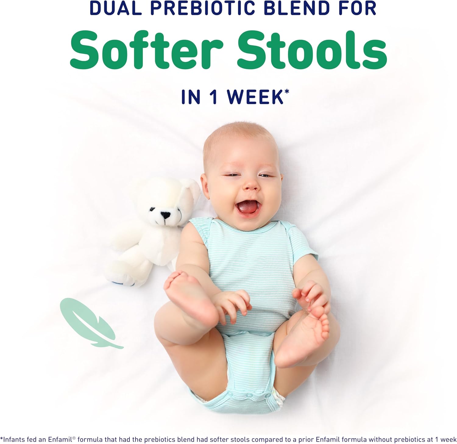 Enfamil Reguline Baby Formula, Milk-Based Infant Nutrition, Dual Prebiotics for Soft, Comfortable Stools within 1 Week of Use, Omega-3 DHA for Immune Support, Reusable Powder Tub, 19.5 Oz​ (Pack of 2)